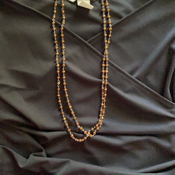 New Versatile golden brown necklace. - Picture 4 of 16